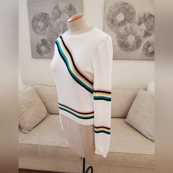 💗 TOPSHOP 💗 Chevron Fine Gauge Sweater - [Size 10] - Picture 7 of 14